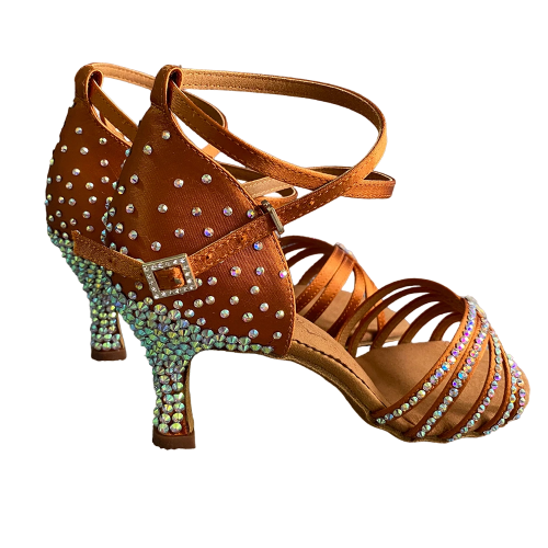 Παπούτσια Χορού Latin Strass Gradients